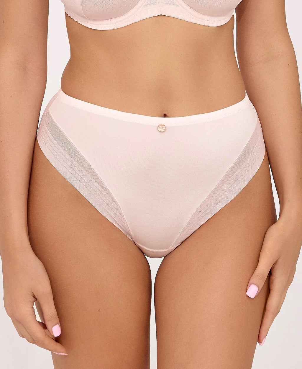 Greta | slip donna brasiliano black mesh – taglio moderno