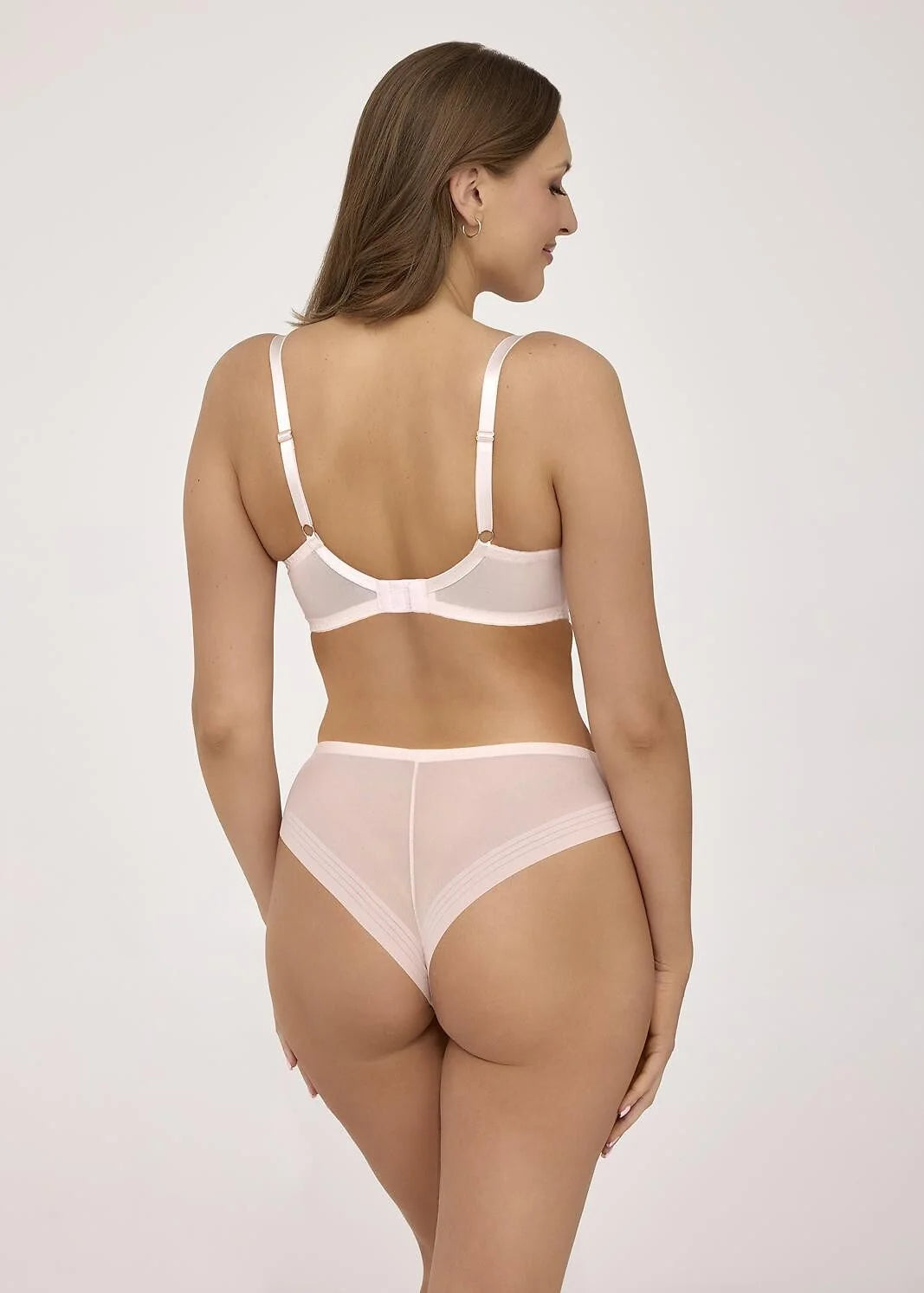 Greta | slip donna brasiliano black mesh – taglio moderno