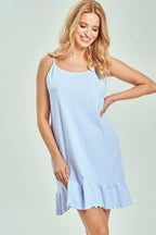 Helena | camicia da notte in 100% cotone con stampa