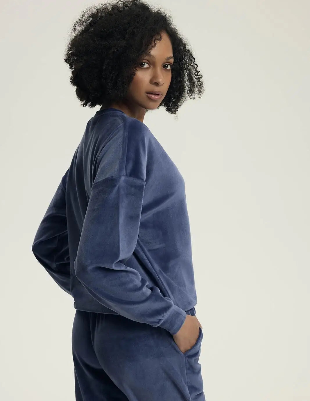 Homewear / pigiama donna in tessuto caldo | delanie