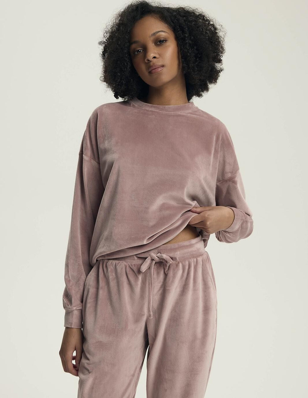 Homewear / pigiama donna in tessuto caldo | delanie