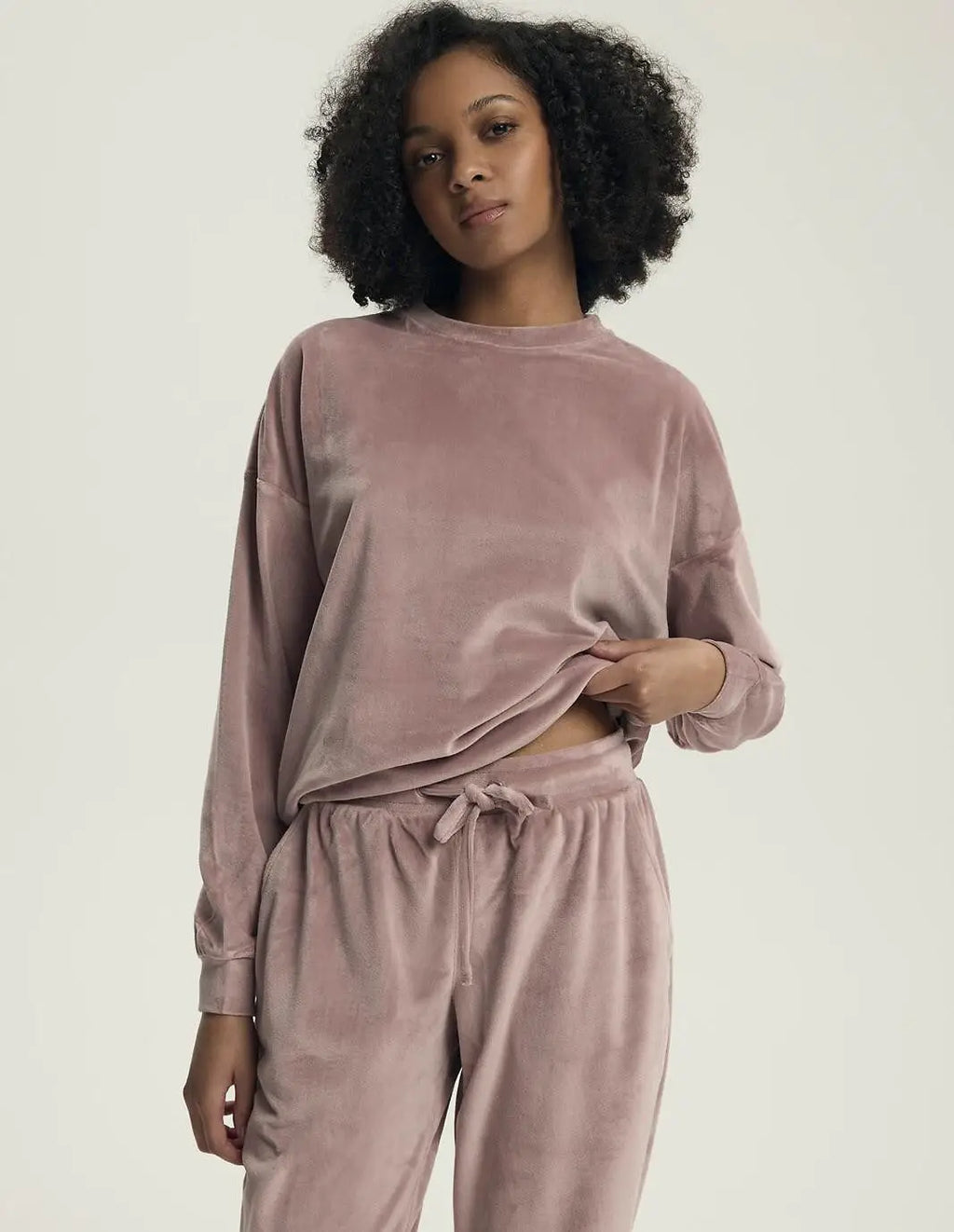 Homewear / pigiama donna in tessuto caldo | delanie