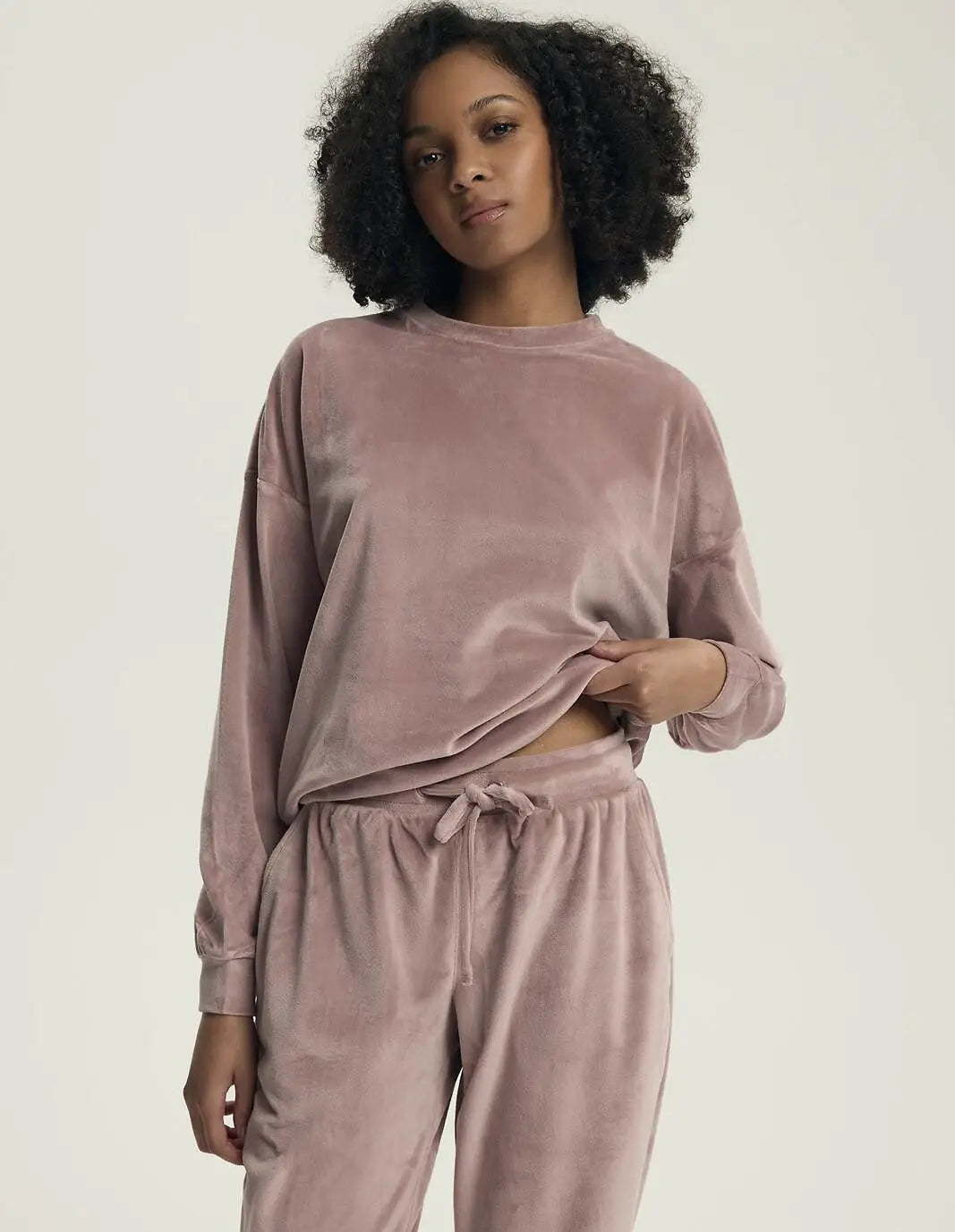 Homewear / pigiama donna in tessuto caldo | delanie