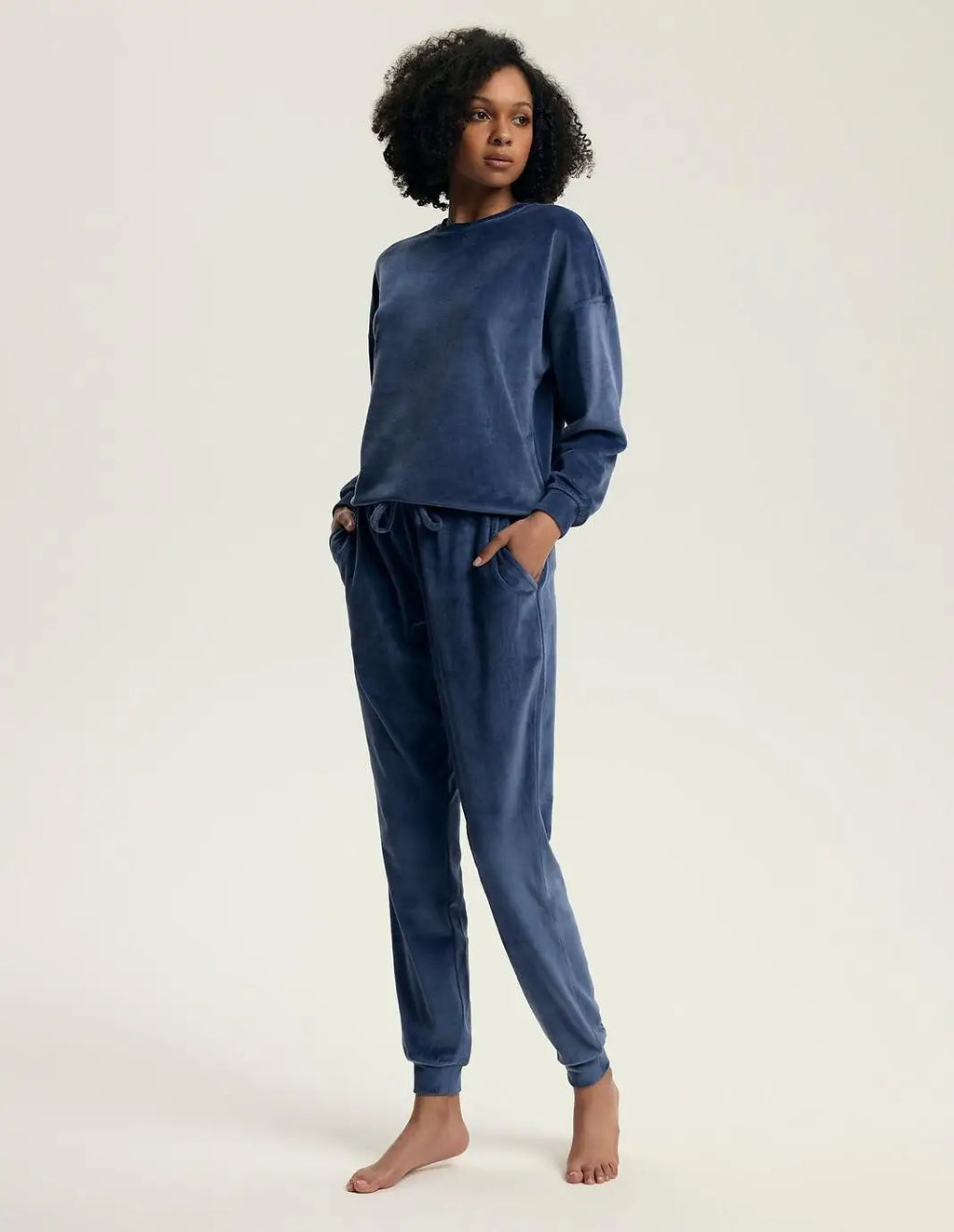 Homewear / pigiama donna in tessuto caldo | delanie