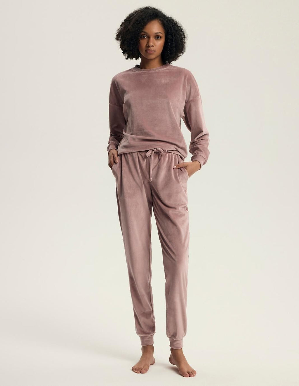 Homewear / pigiama donna in tessuto caldo | delanie