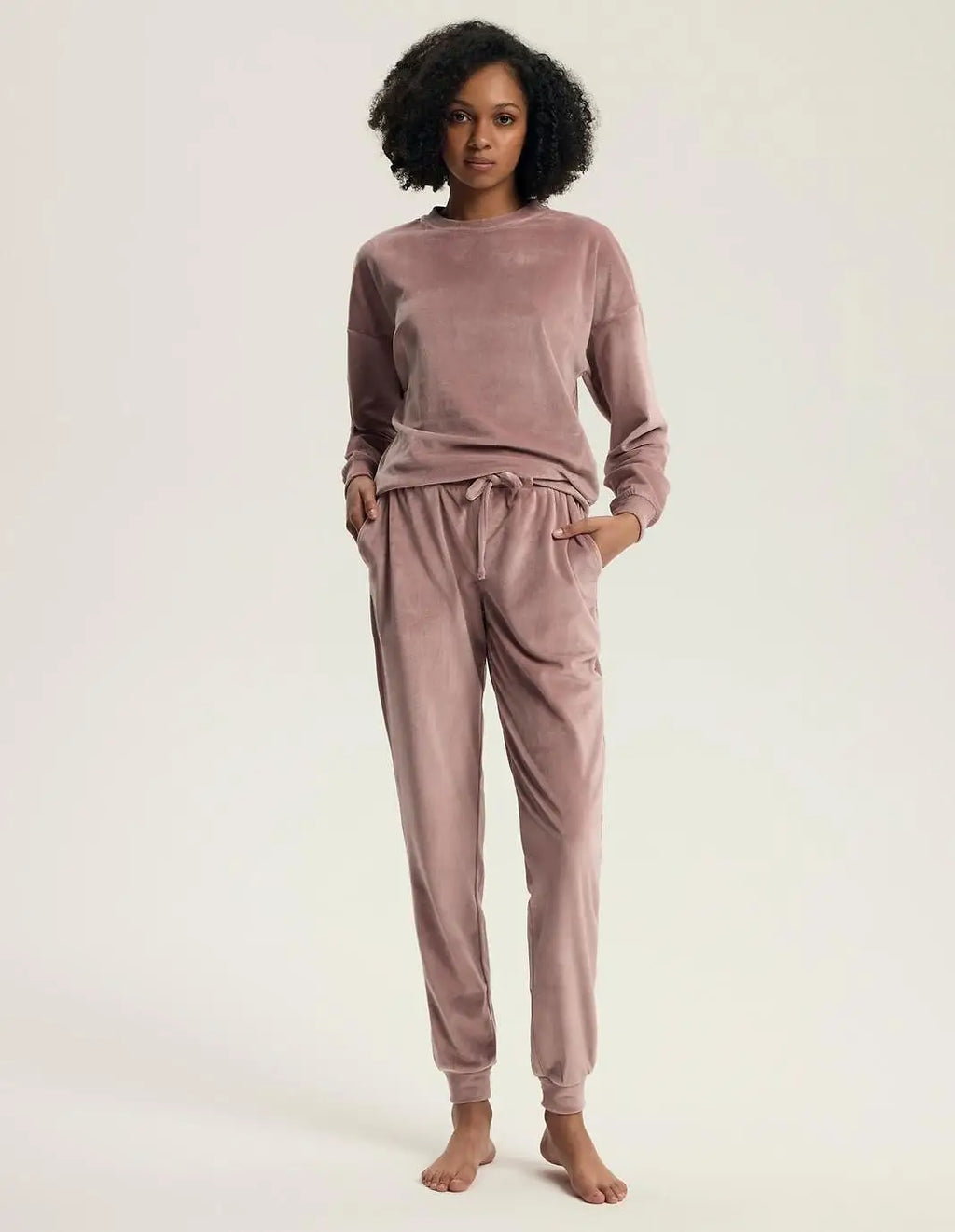 Homewear / pigiama donna in tessuto caldo | delanie