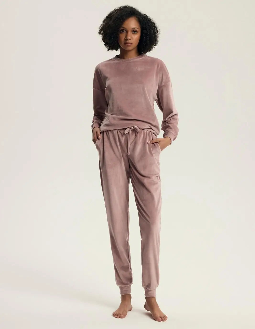 Homewear / pigiama donna in tessuto caldo | delanie