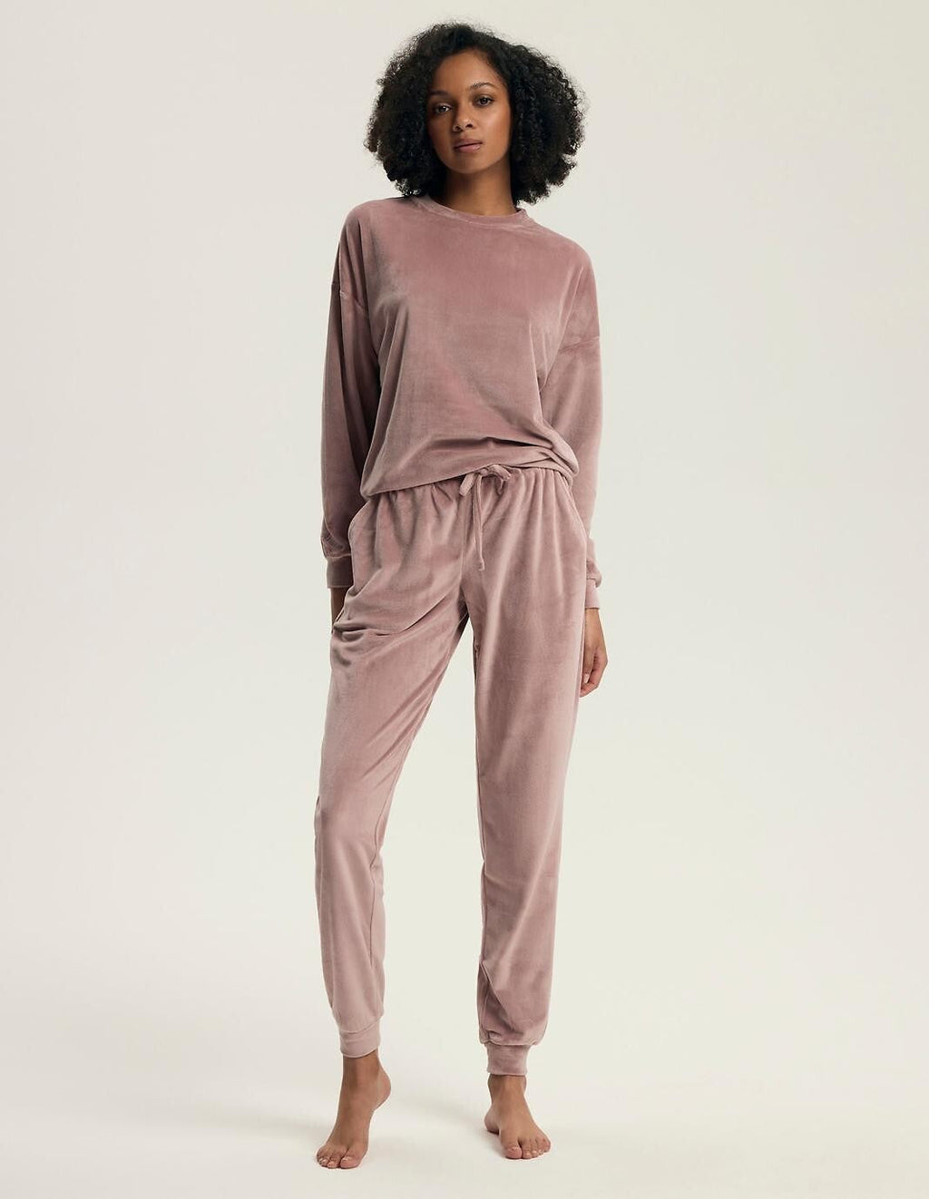 Homewear / pigiama donna in tessuto caldo | delanie