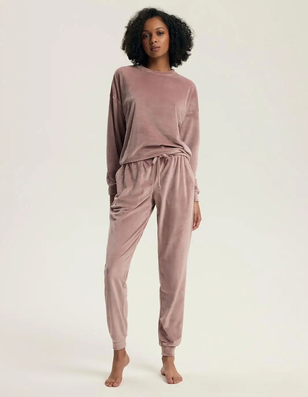 Homewear / pigiama donna in tessuto caldo | delanie