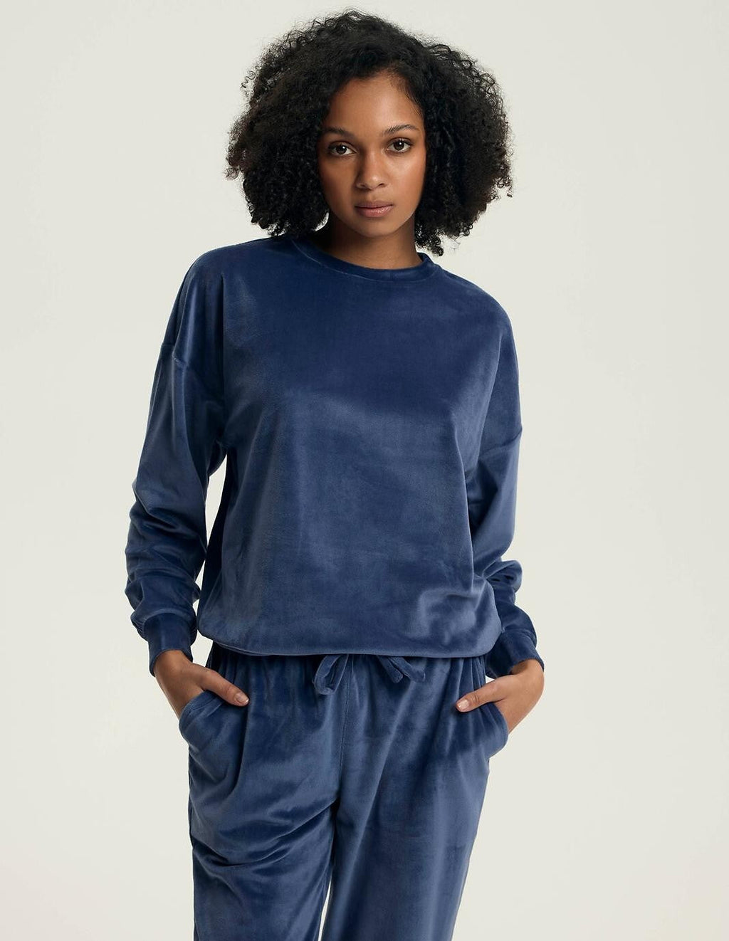 Homewear / pigiama donna in tessuto caldo | delanie