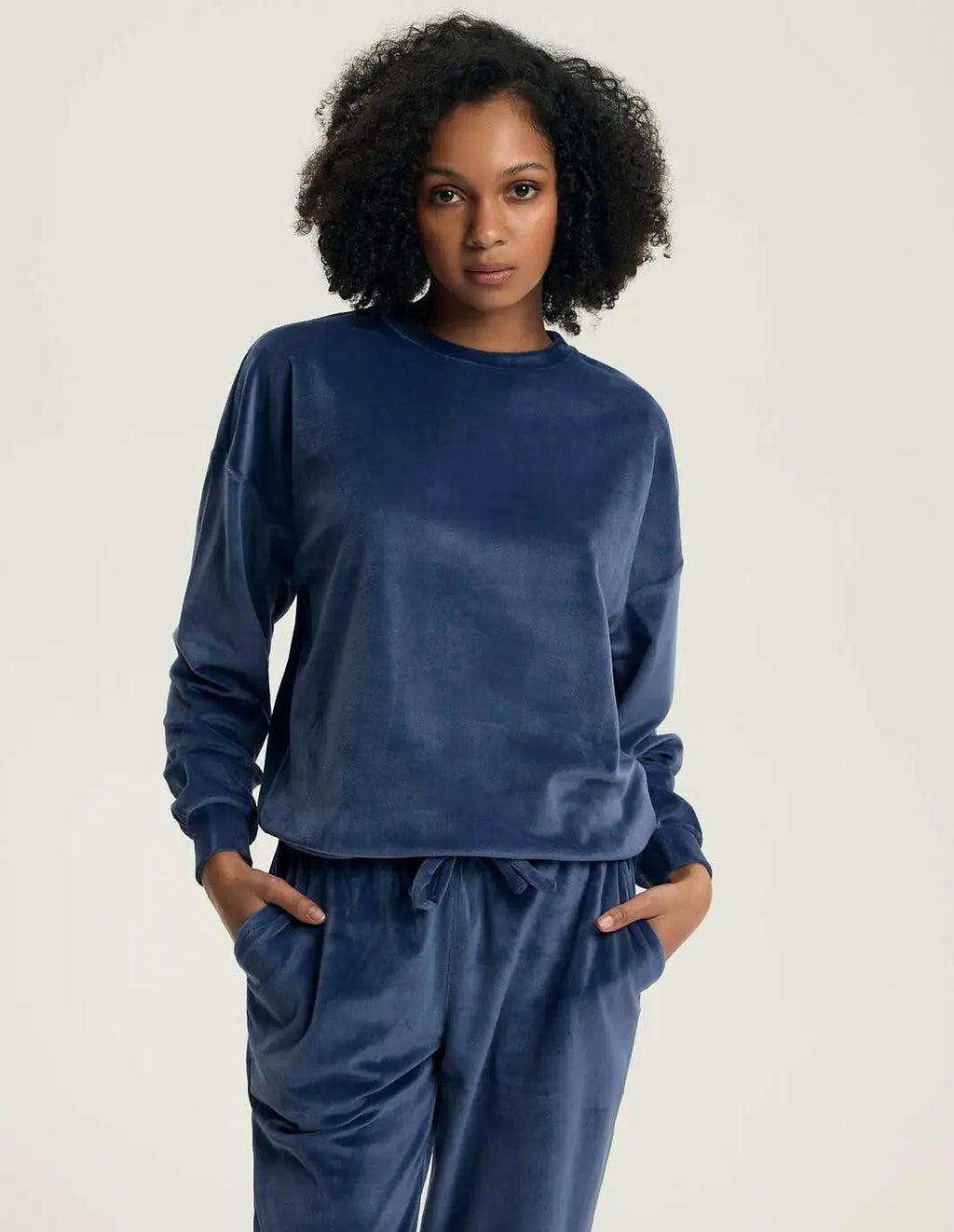 Homewear / pigiama donna in tessuto caldo | delanie