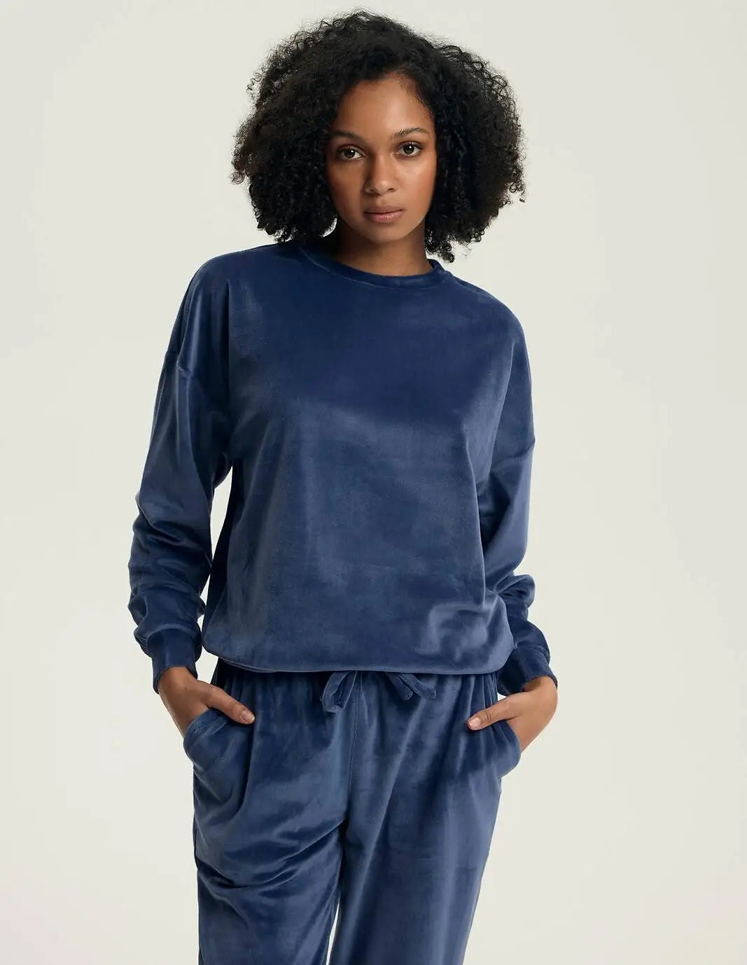 Homewear / pigiama donna in tessuto caldo | delanie