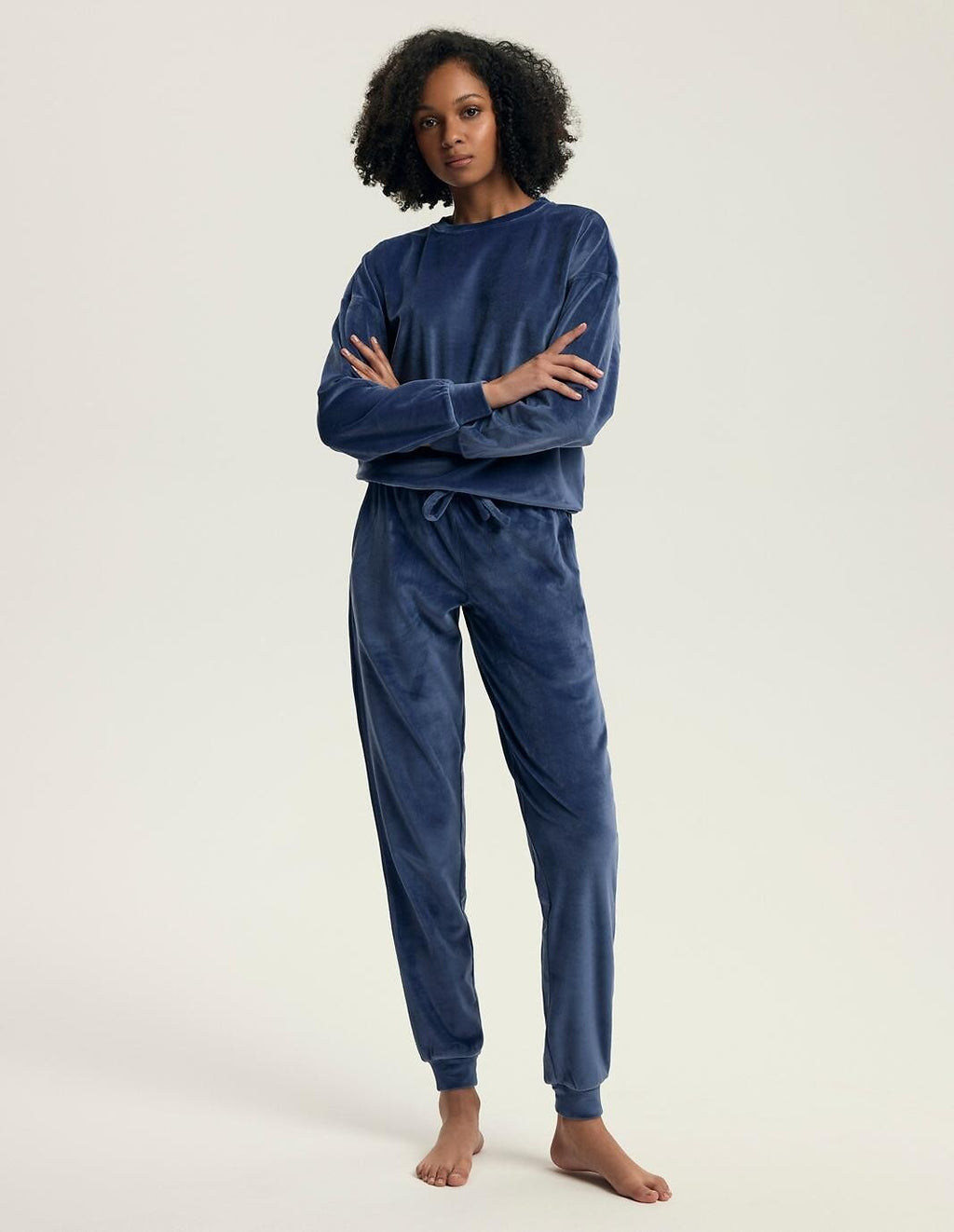 Homewear / pigiama donna in tessuto caldo | delanie