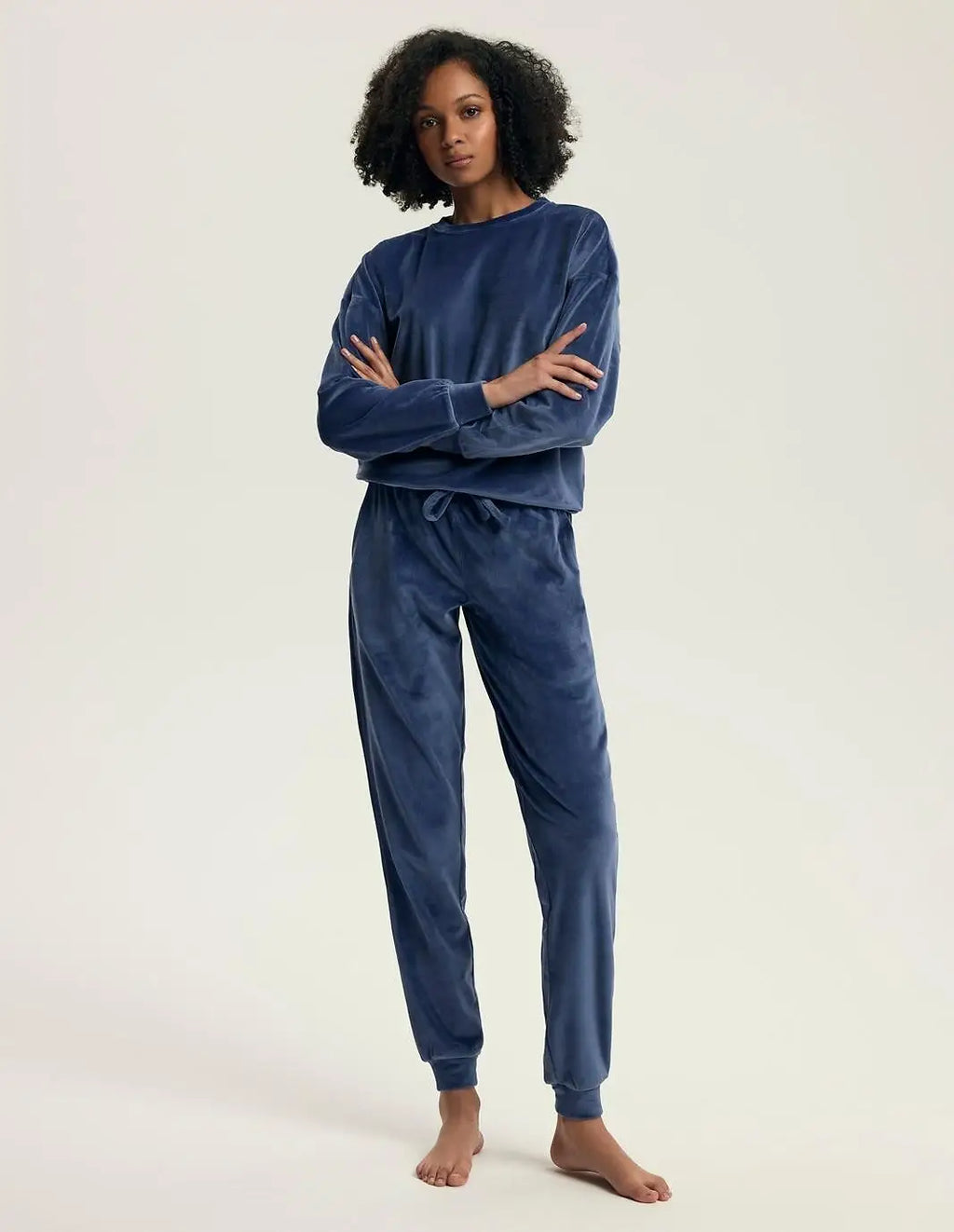 Homewear / pigiama donna in tessuto caldo | delanie