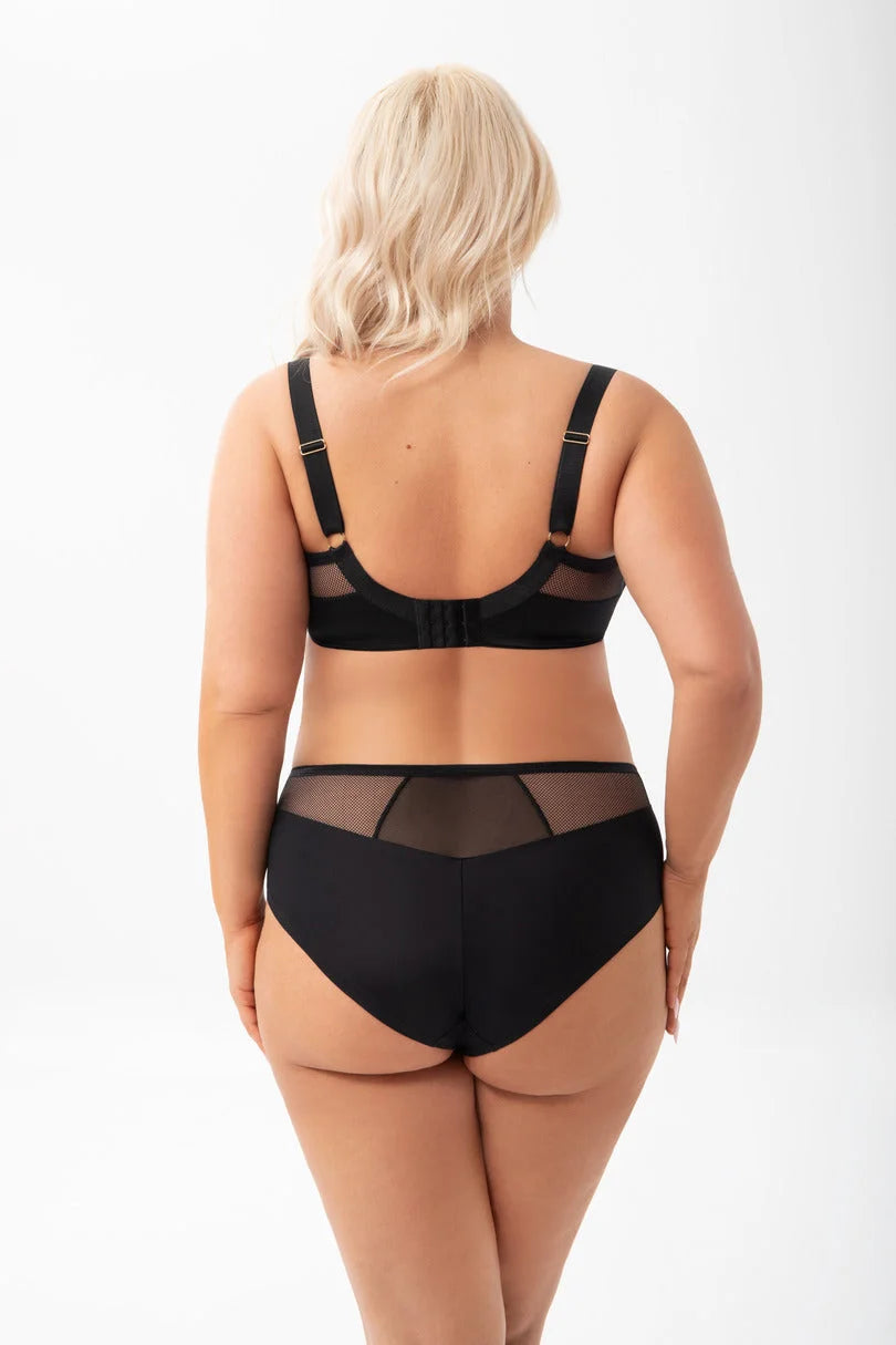 Ida - k900 - nero - reggiseno morbido per seni medi grandi