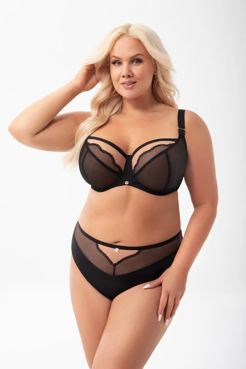 Ida - k900 - nero - reggiseno morbido per seni medi grandi