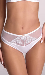 Irina | slip brasiliano da donna in tulle e microfibra