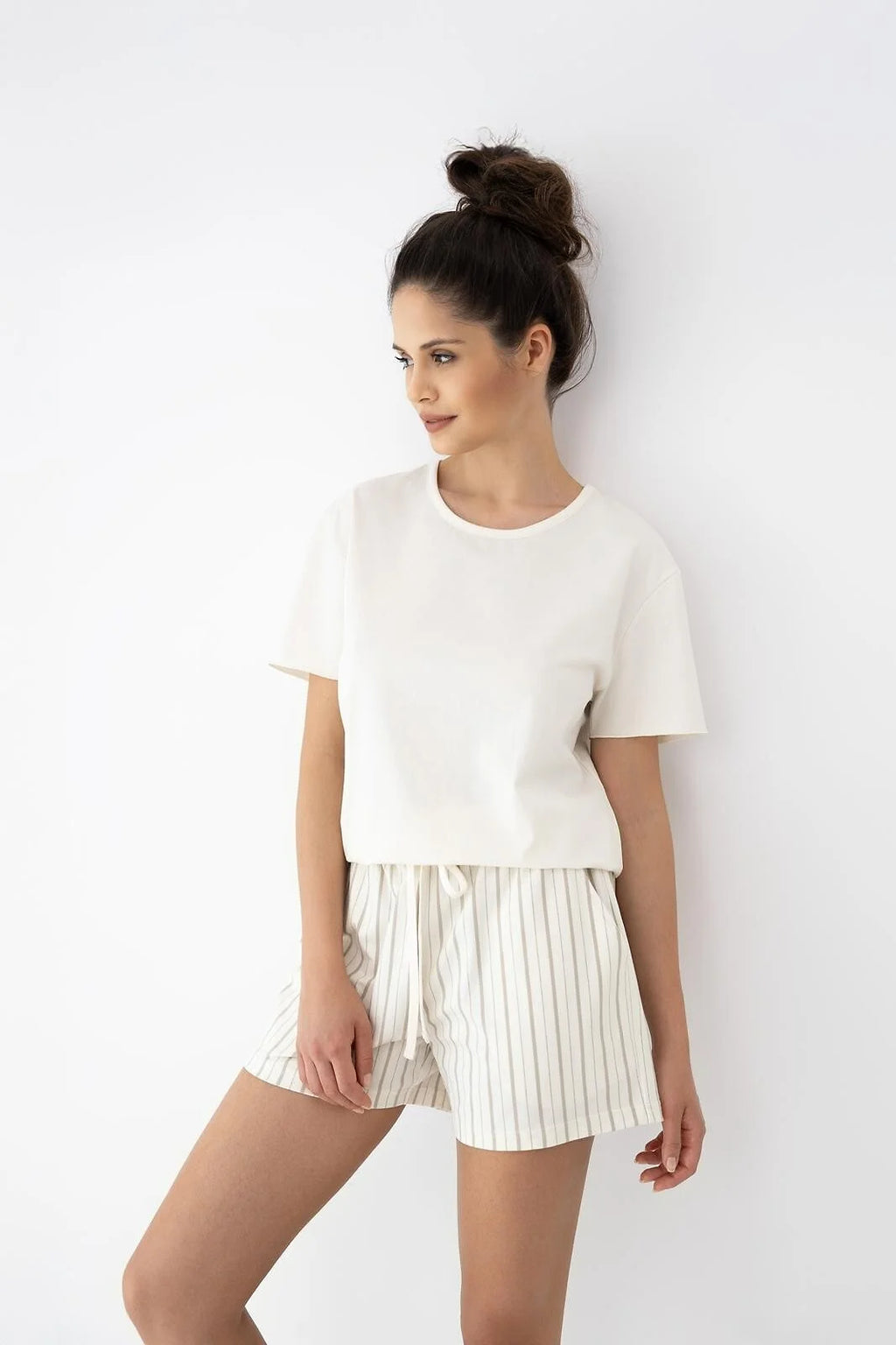 Jemma | pigiama donna in cotone – t-shirt soft e shorts