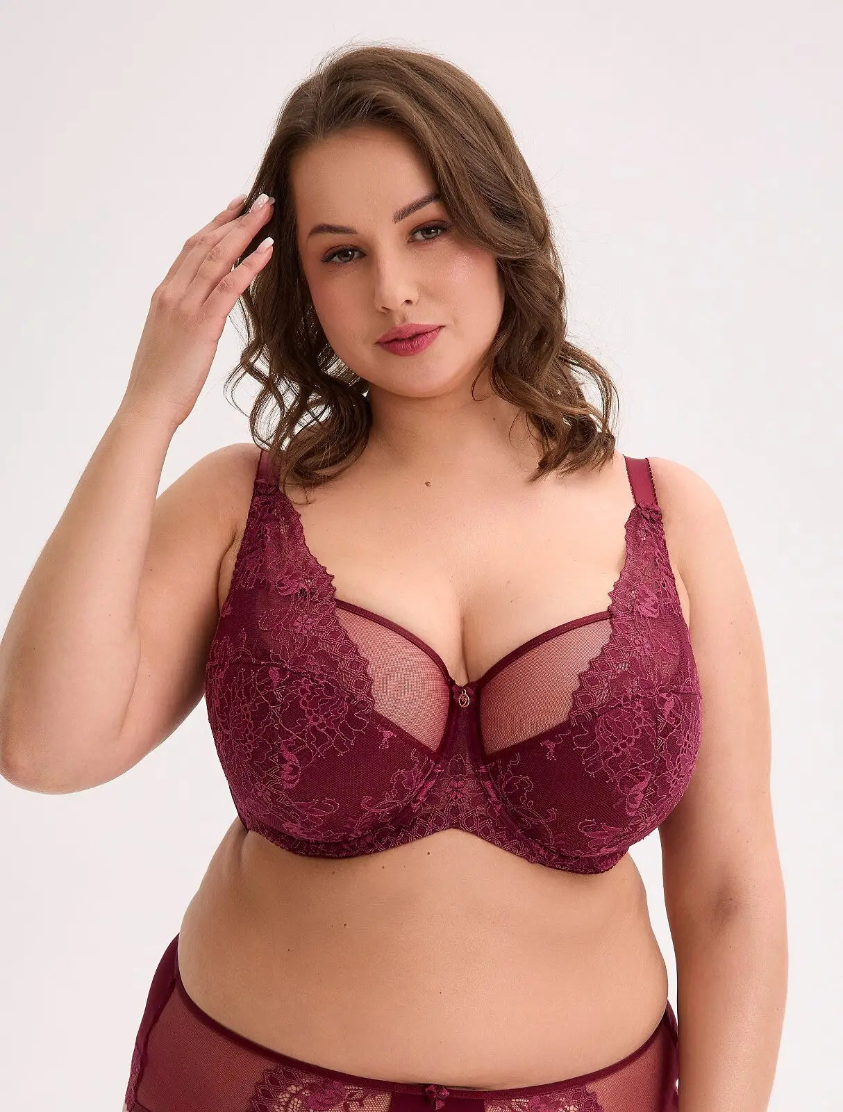 Jovana | reggiseno semi soft pizzo - coppe foderate