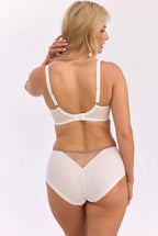 (judith) slip da donna in microfibra liscia e ricamo