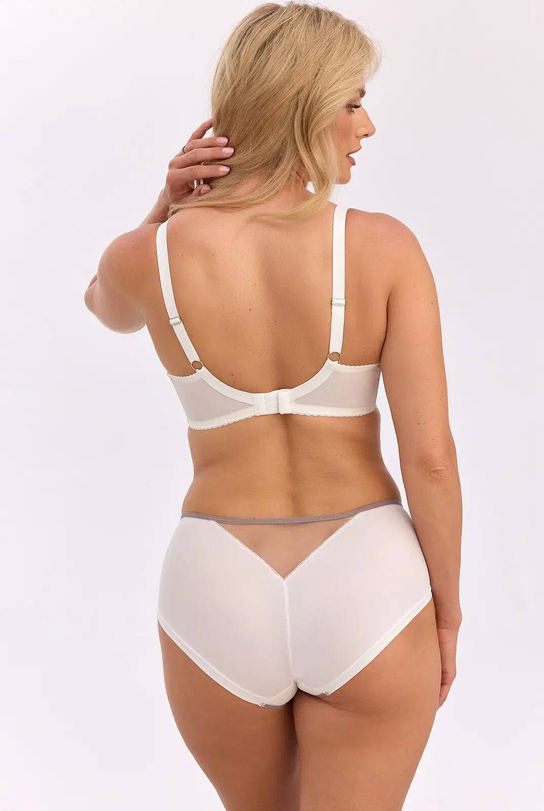 (judith) slip da donna in microfibra liscia e ricamo