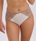 (judith) slip da donna in microfibra liscia e ricamo
