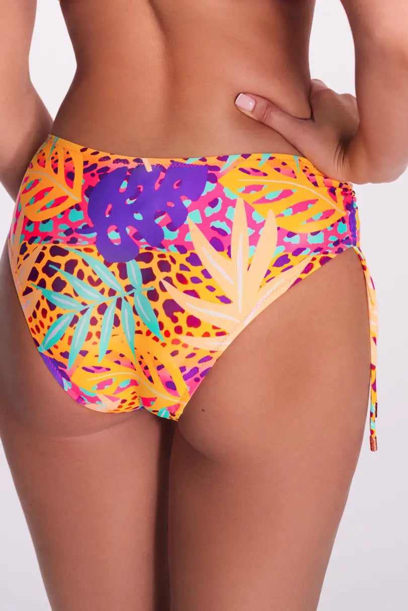 (jungle pop) slip bikini con laccetti laterali