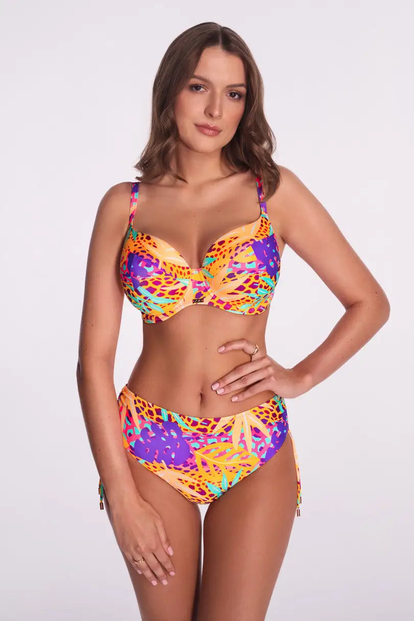 (jungle pop) slip bikini con laccetti laterali