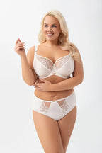 K938 - evia - ecru - slip donna in microfibra coprente