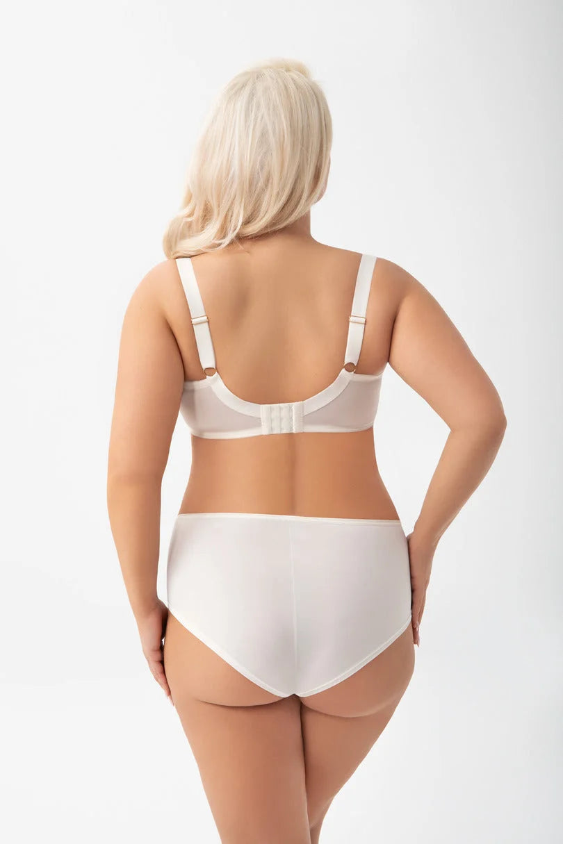 K938 - evia - ecru - slip donna in microfibra coprente