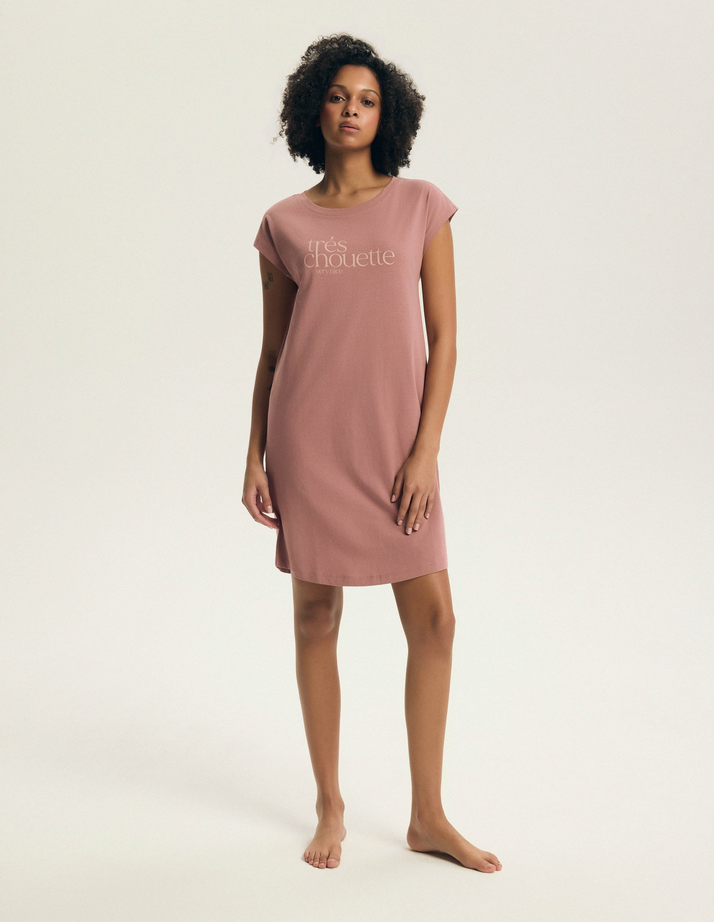 Emela | Camicia da notte in puro cotone