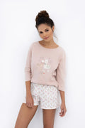 Lama | pigiama donna corto in cotone