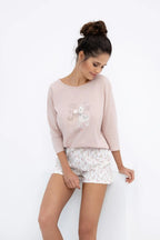 Lama | pigiama donna corto in cotone
