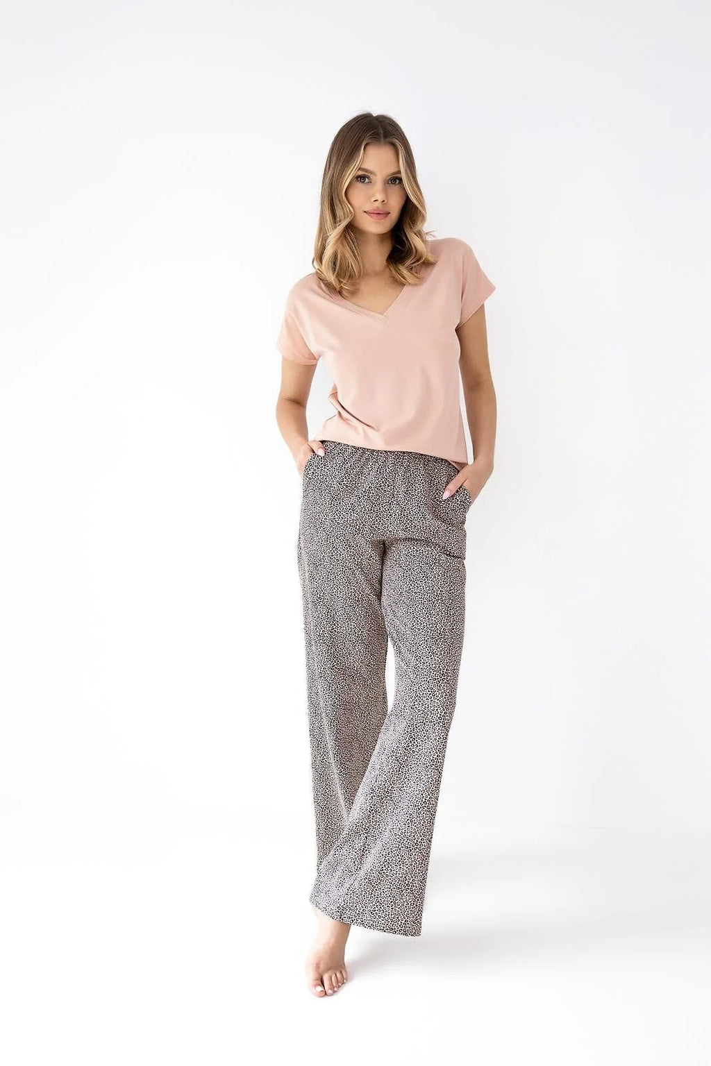 Liana | pigiama donna in bamboo e cotone – t-shirt soft