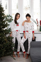 Lillian | pigiama donna 100% cotone | manica 3/4 e tema