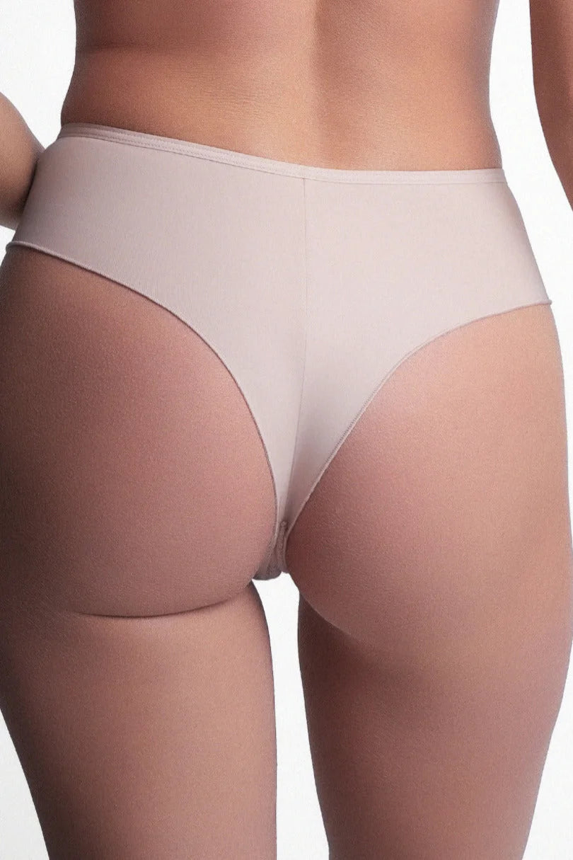 Lily | slip brasiliano da donna in microfibra e pizzo