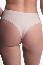 Lily | slip brasiliano da donna in microfibra e pizzo