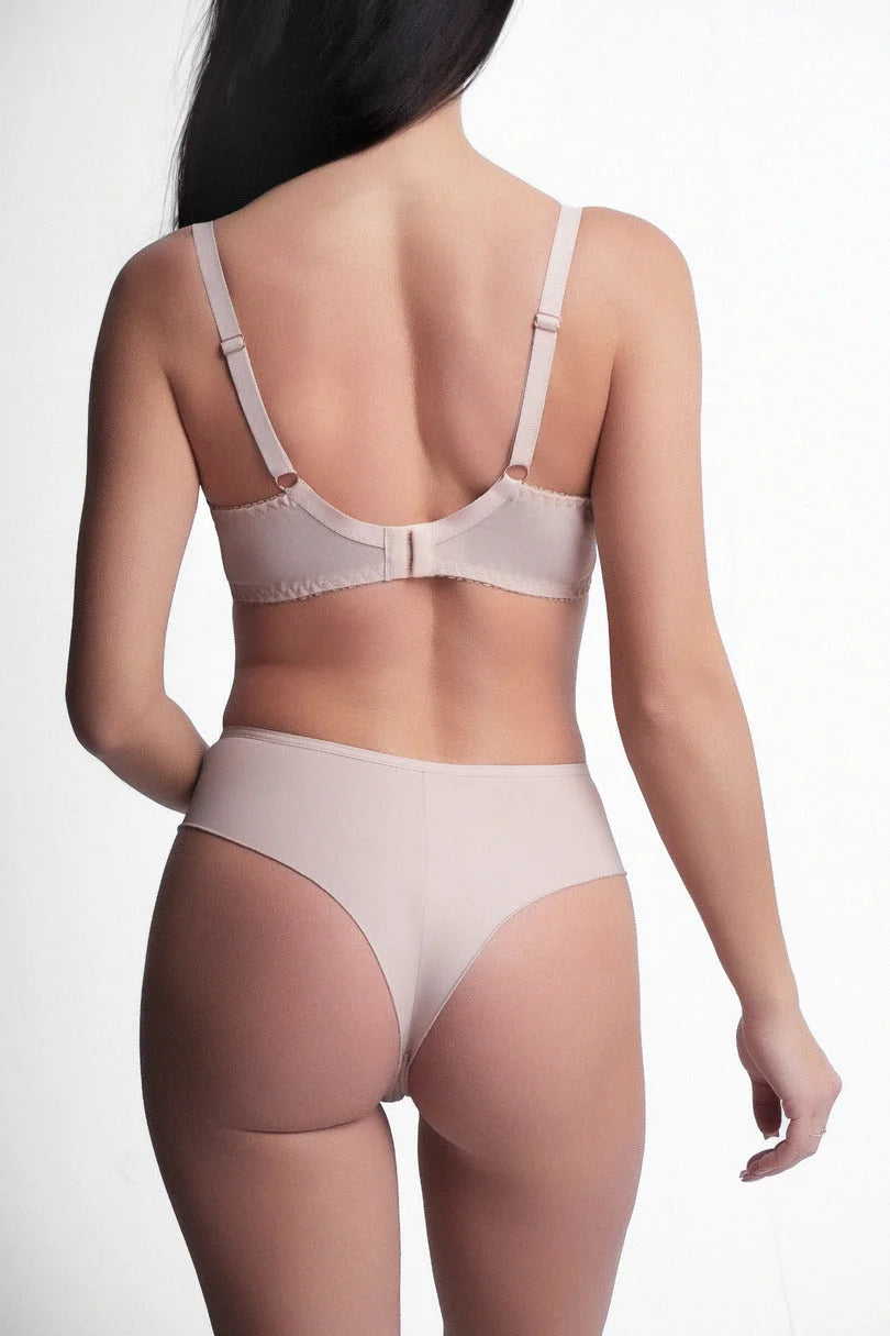 Lily | slip brasiliano da donna in microfibra e pizzo