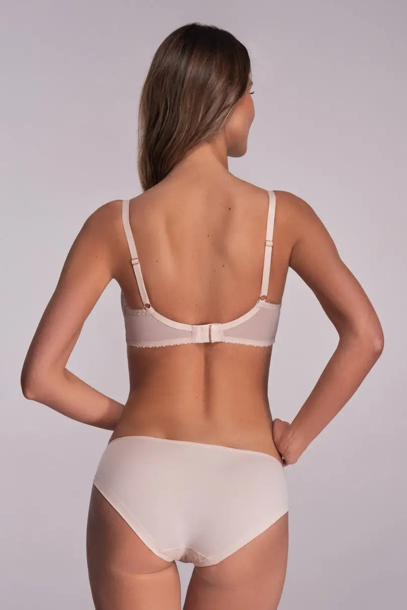 Lily | slip da donna in microfibra e pizzo - 1396 - beige
