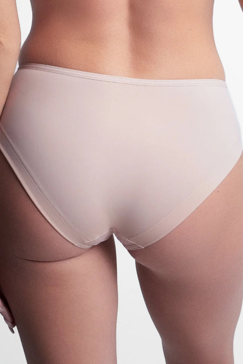 Lily | slip da donna in microfibra e pizzo - 1396 - nude