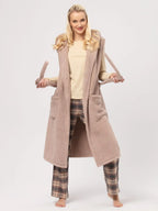 Long gilet da donna | homewear | lhw 151 b24