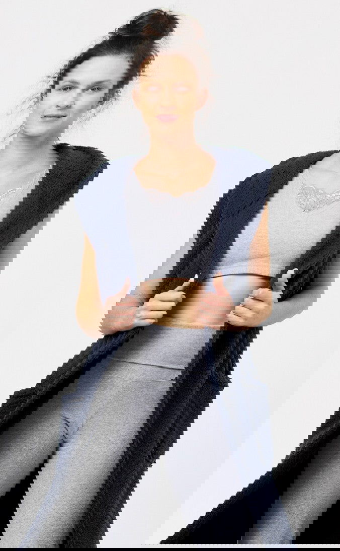 Long gilet da donna | homewear | lhw 151 b24