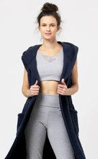 Long gilet da donna | homewear | lhw 151 b24