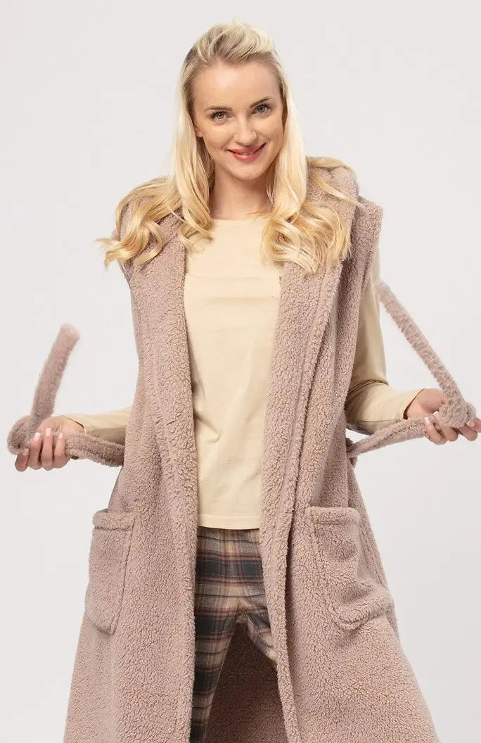 Long gilet da donna | homewear | lhw 151 b24