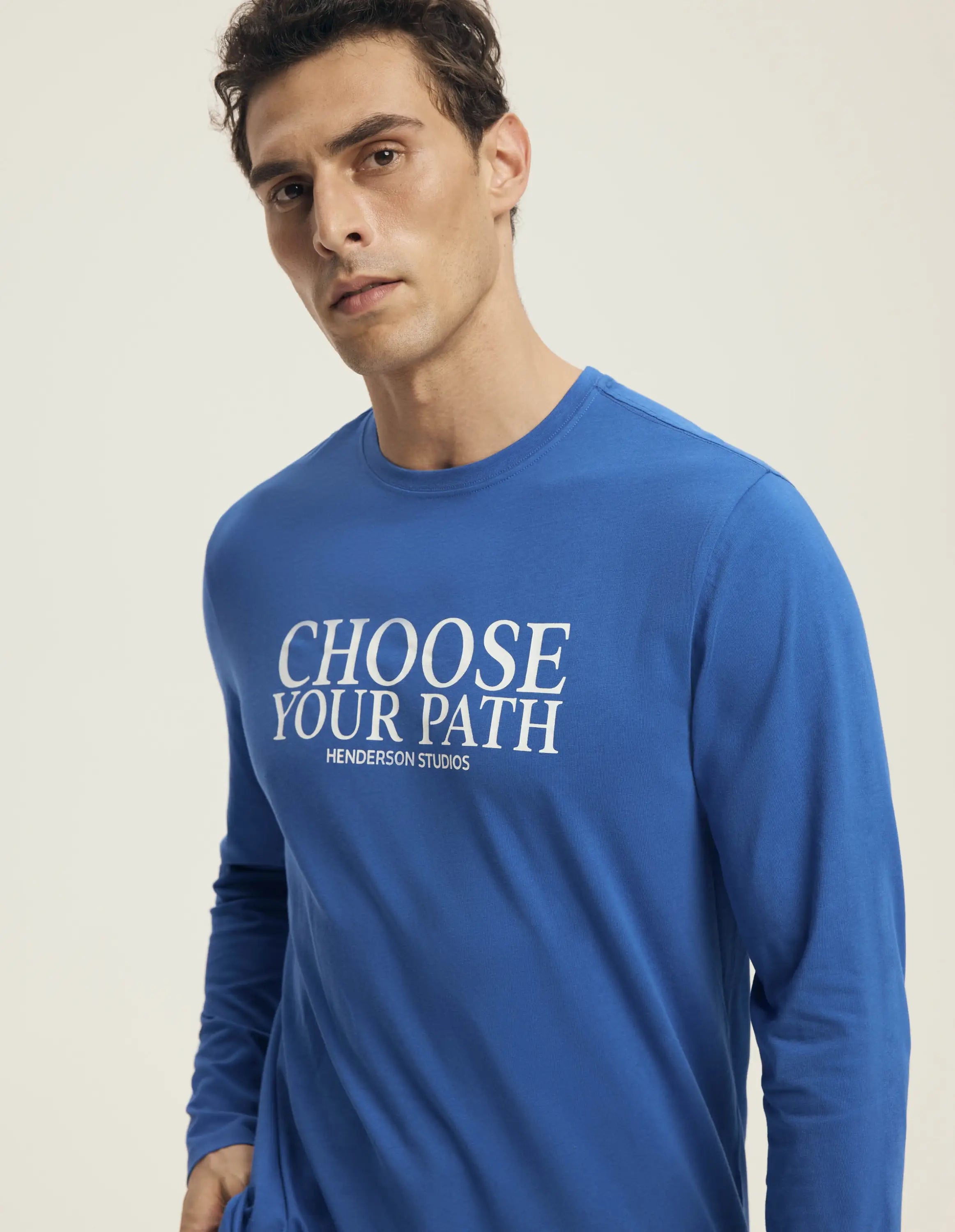 Loop | pigiama uomo in cotone stile jogger con scritta