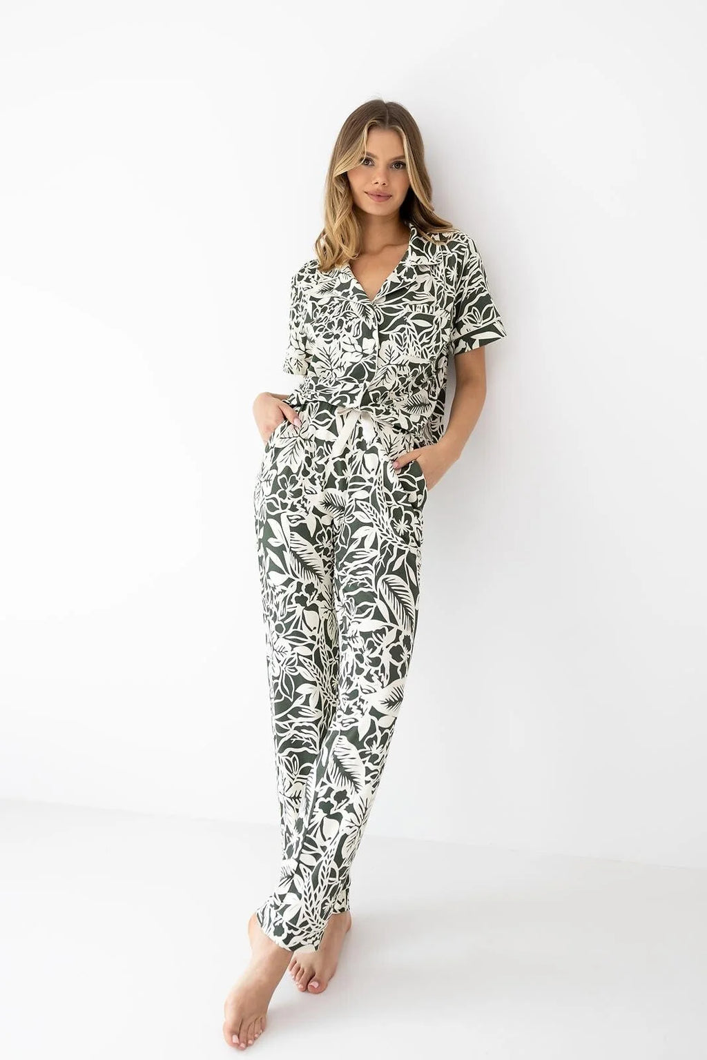 Louise | pigiama donna in viscosa premium – set lungo