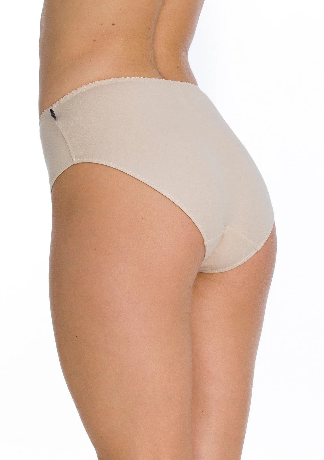 Lpc 110 - beige - slip da donna in cotone liscio