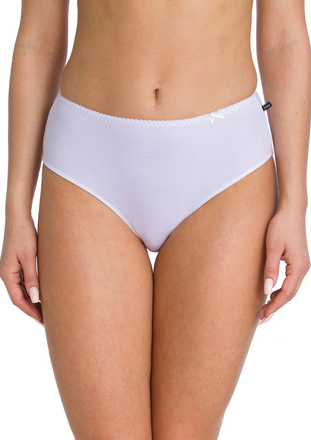 Lpc 110 - bianco - slip da donna in cotone liscio