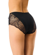 Lpf 112 - slip donna a vita alta in cotone con dettagli