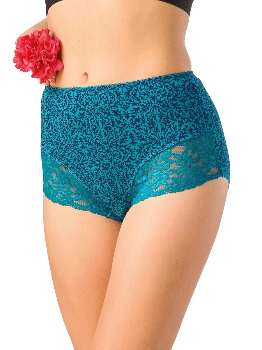Lpf 501 - slip donna a vita alta in cotone elasticizzato